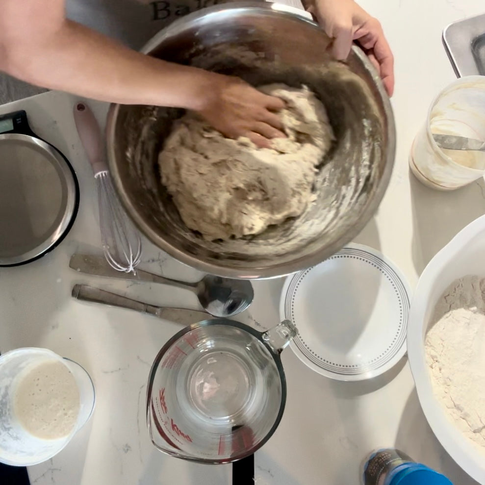 Printable Sourdough Essential Processes Recipes - Starter, Maintenance, Beginner Bread Recipe, Level 2 Hydration Recipes with Instructions